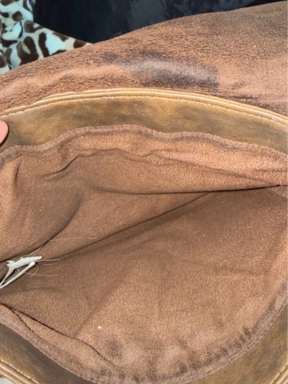 Loungefly Faux Leather Brown Embossed Sugar Skull crossbody/messenger bag - Picture 5 of 8